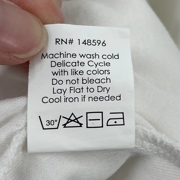 Universal Standard 3XS 2 / 4 Fallon Funnel Neck Hoodie White - Picture 11 of 12